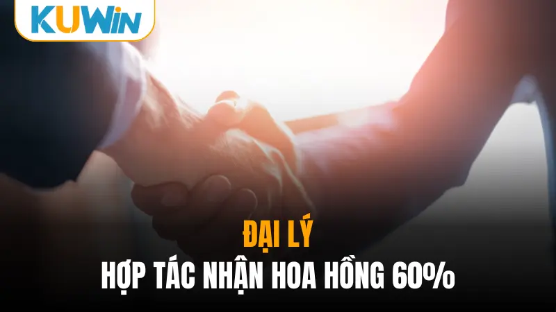 Đại lý hợp tác nhận hoa hồng 60%