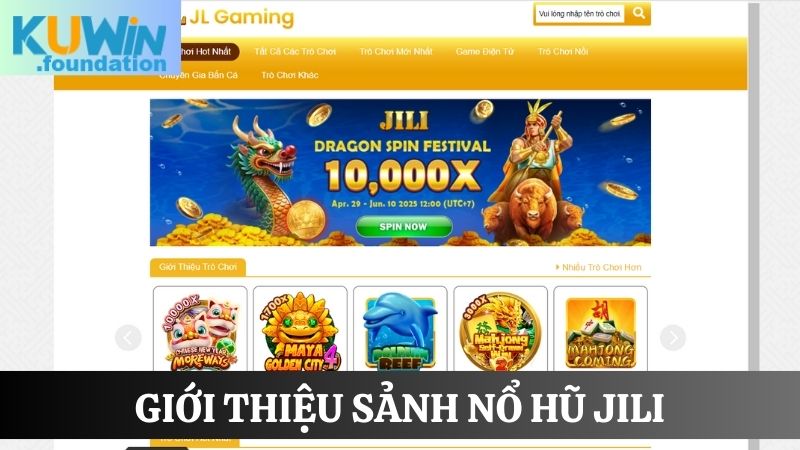 Nổ hũ JILI: Sảnh game Slot đổi thưởng cực hot, dễ trúng lớn 1 Khám phá sảnh nổ hũ JILI kiếm thưởng trực tuyến